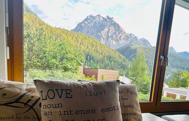 Obere Wohnung Blick von Couch